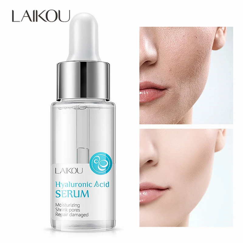 

Hyaluronic Acid Face Serum Skin Whitening Essence Moisturizing Shrink Pores Facial Anti Aging Anti Wrinkles Firming Skin Care