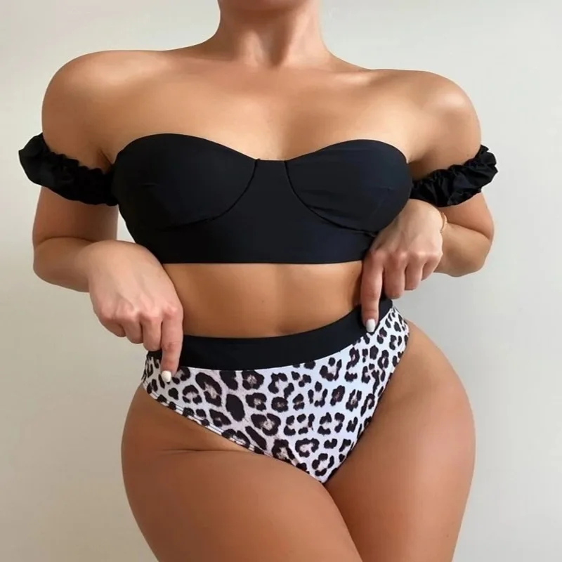 

Sexy Leopard Print Bikini 2021 new bikini swimsuit
