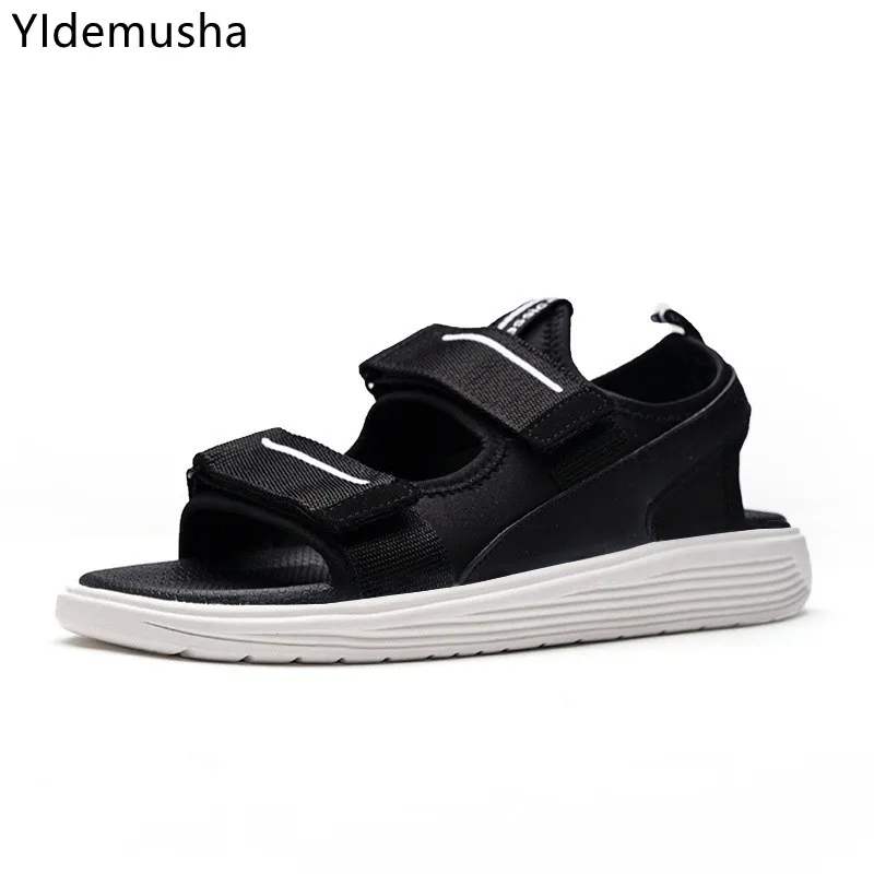 

2021 New Breathable Men‘s Sandals Casual Soft Sole Sandals Male Trendy Outdoor Jogging Sneakers Comfortable Beach Shoes For Men