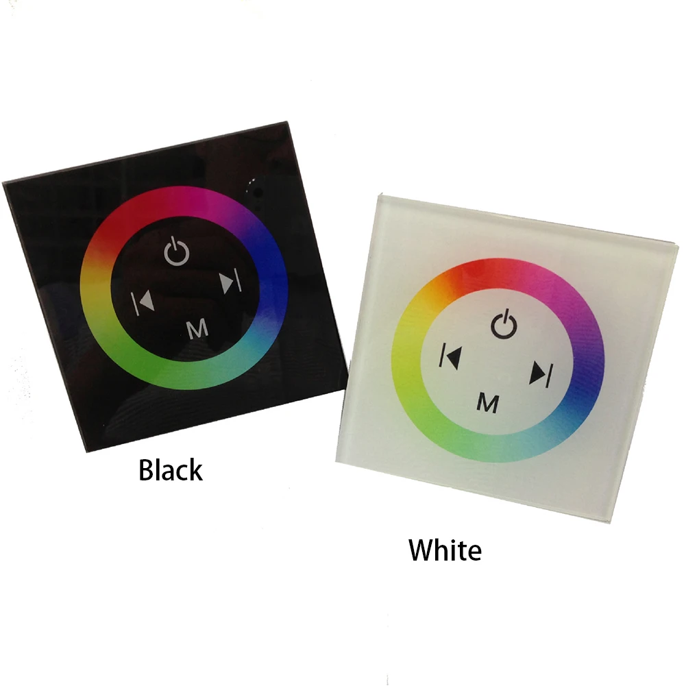 Интеллектуальная многоцветная Сенсорная панель RGB контроллер Регулируемый