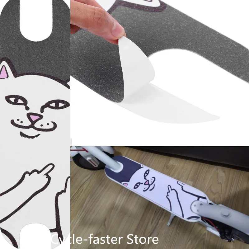 Скутер DIY педаль подножка лента наждачная бумага для XIAOMI Mijia M365 Электрический скейтборд скутер противоскользящие защитные наклейки для коньков