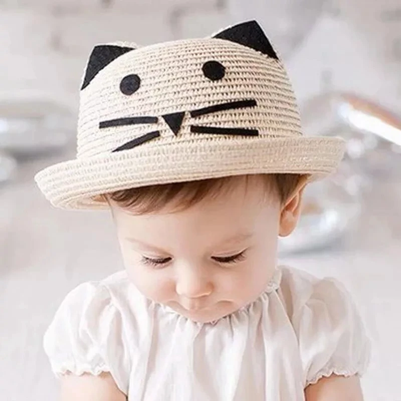 Милые летние детские шляпы от солнца для девочек пляжная шляпа Повседневная