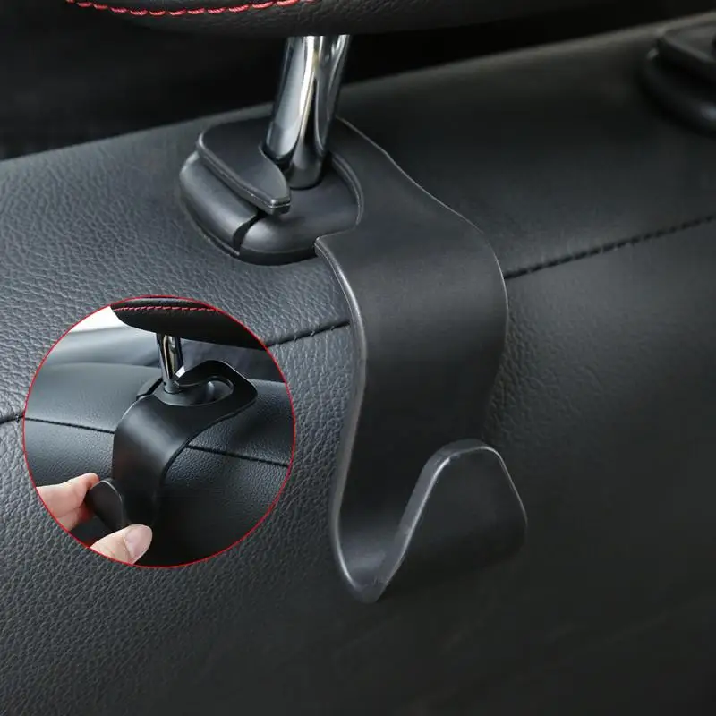 

1Pcs Universal Car Seat Back Hook Car Accessories Interior Portable Hanger Holder Storage For Car Bag Purse Cloth Decoration