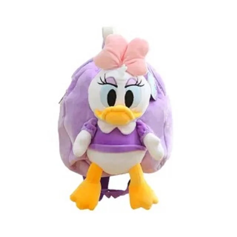 Daisy Duck Оригинальные плюшевые кукольные сумки Дисней Микки Минни Маус Стич винни пух плюшевые куклы сумка детская школьная сумка Детский подарок - Цвет: Daisy Duck