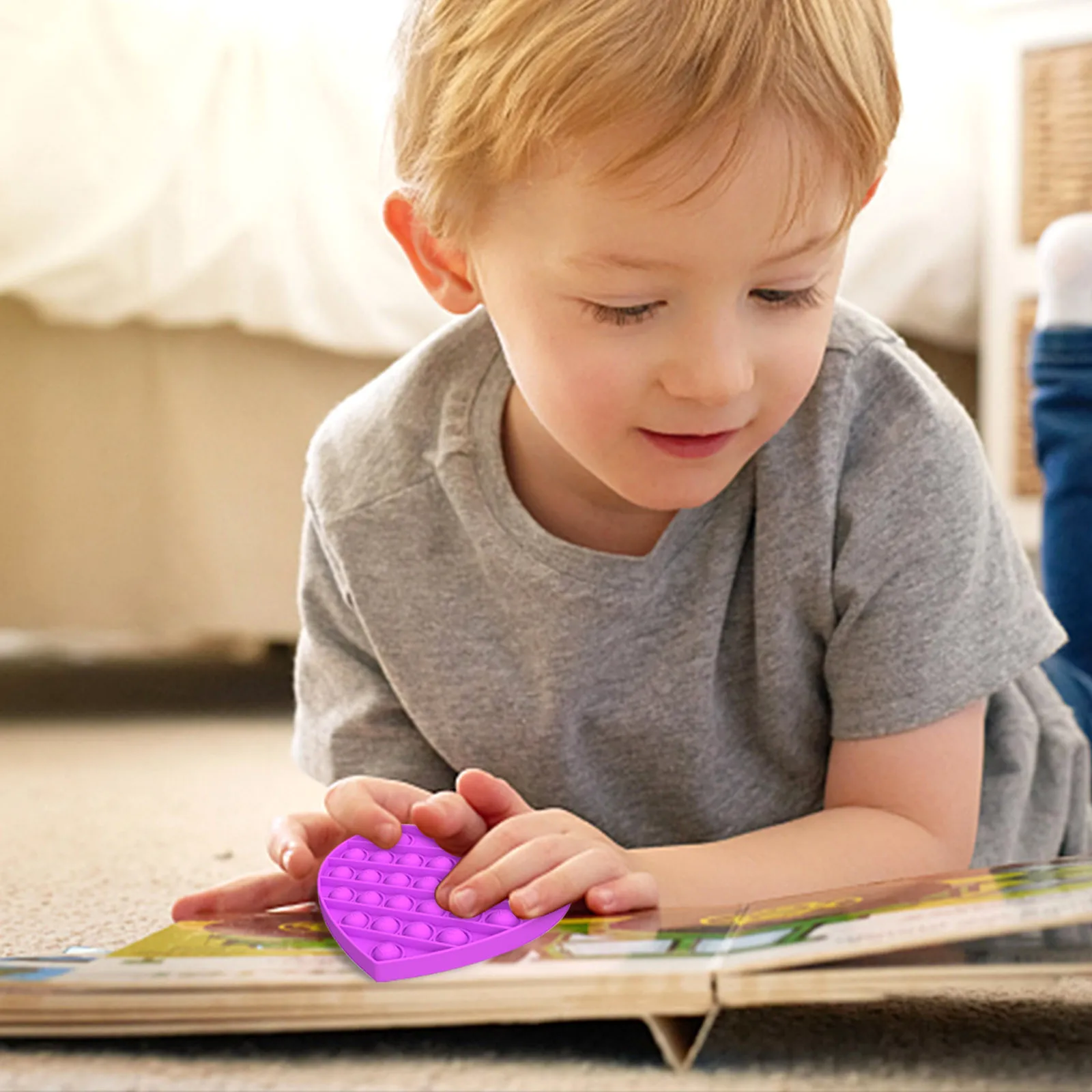 

3pcs Push Bubble Sensory Toy Autism Special Needs Stress Reliever 3pcs Toy Set Squishy Squeeze Toy For Antistress