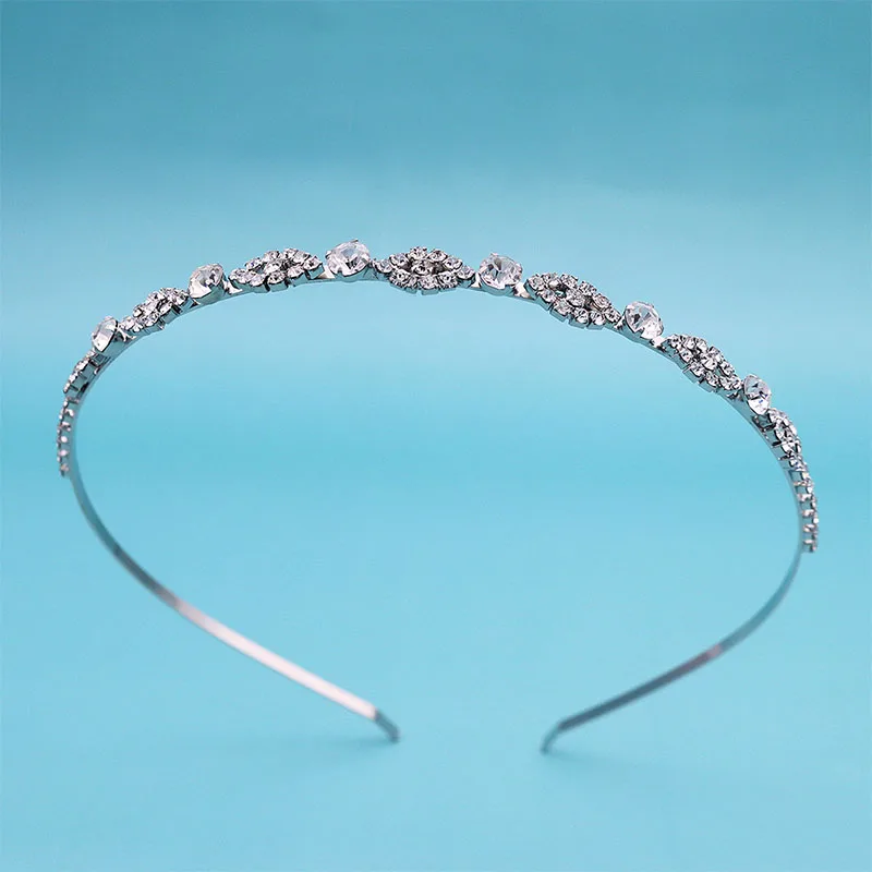 QYY роскошные стразы свадебные тиары корона украшения для волос платье аксессуары