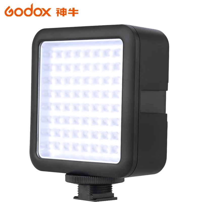 

Godox LED64 светильник LED светильник для DSLR камеры видеокамеры Мини DVR в качестве заполнясветильник для свадьбы новостей интервью макро фотограф...