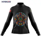 Велоодежда HIRBGOD Женская с длинным рукавом, Джерси для езды на велосипеде, командная одежда против морщин, 2021