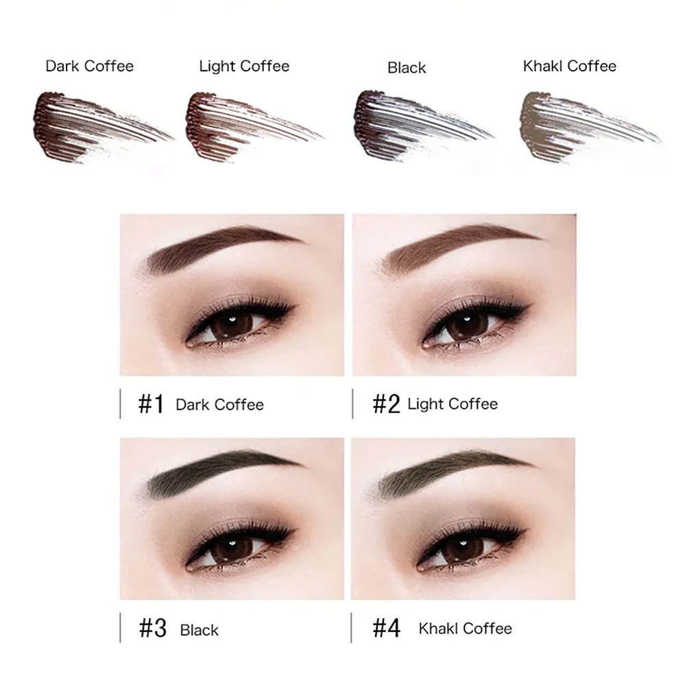 Крем для бровей 4 цвета усилители долговечная водостойкая краска на воздушной