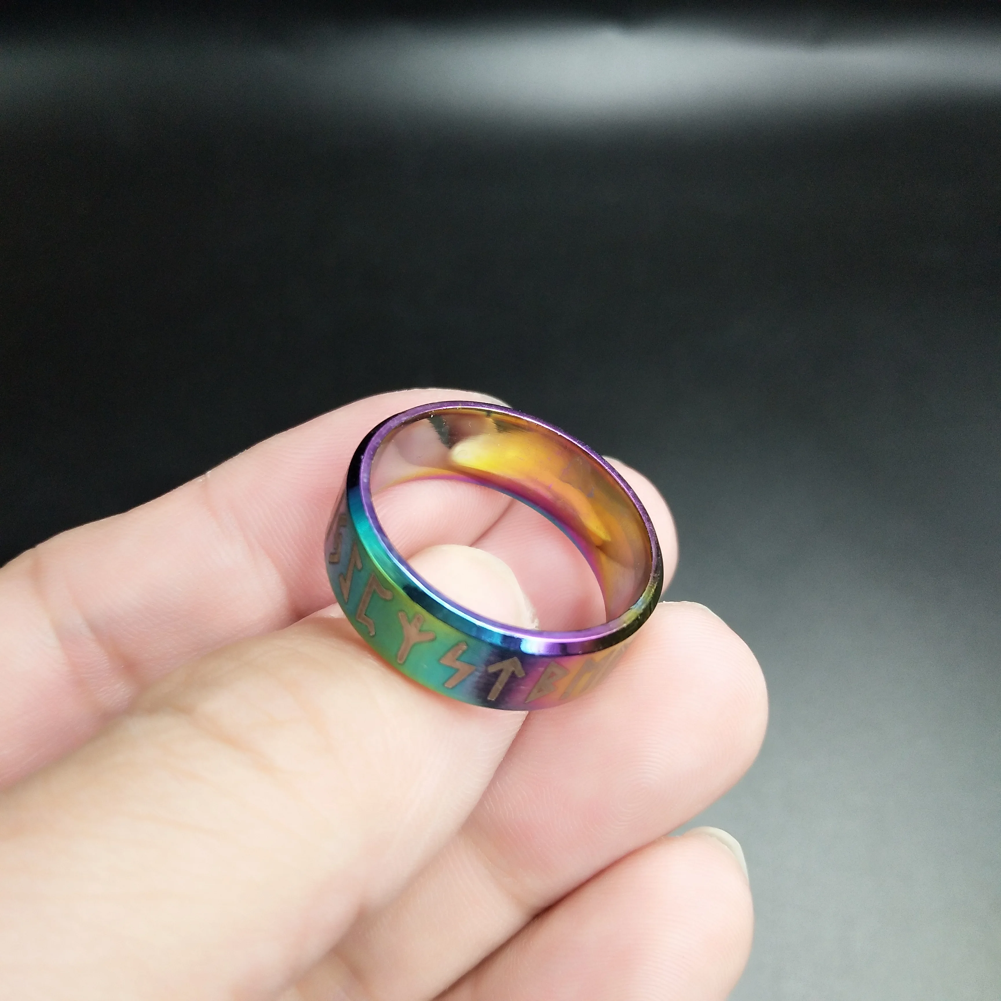 Ностальгия из нержавеющей стали в скандинавском стиле раньше мужские кольца