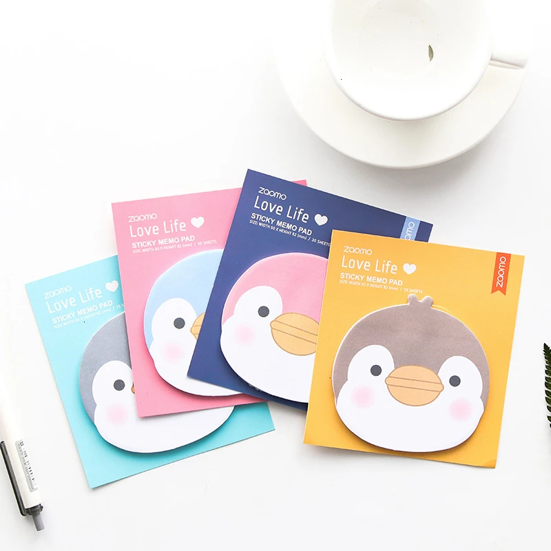 

Kawaii Cartoon Sticky Notes Creative Memo Pad Cute Office Decoration Planner Student Notepad School Stationary Supplies 02150