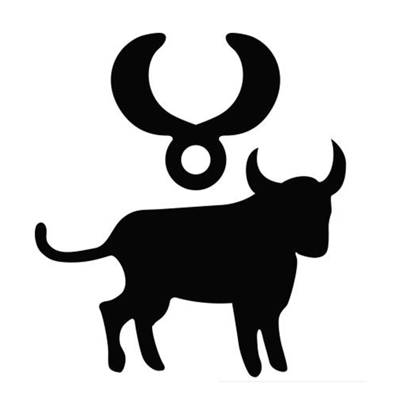 

CS-10480# Taurus Zodiac Sign Vinyl Decal Car Sticker Waterproof Auto Decors on Truck Bumper Rear Window