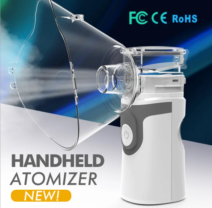 

Cheap Handheld portable Inhale Nebulizer Mesh atomizer silent inalador usb autoclean nebulizador Adult Automizer inhaler for kid