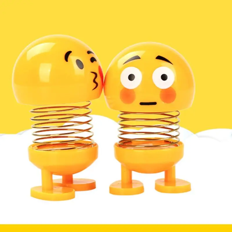 Милая Весенняя игрушка качающаяся Голова Украшения для кукол автомобиль качели