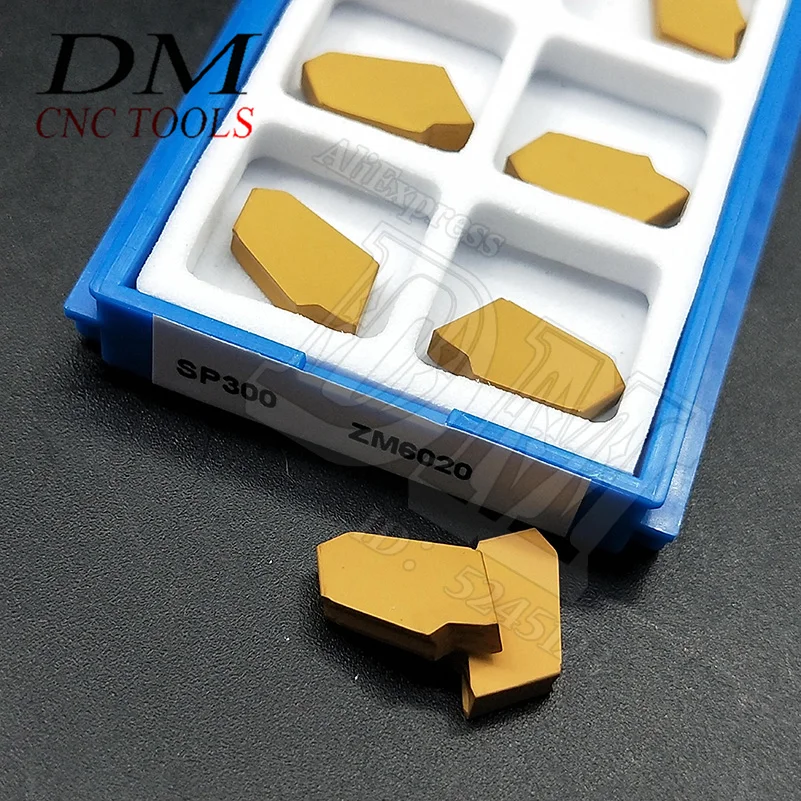 

SP300 ZM6020 CNC Carbide Insert 3mm Single-head grooving blade Lathe Cutting Insert Turning Tool milling cutter