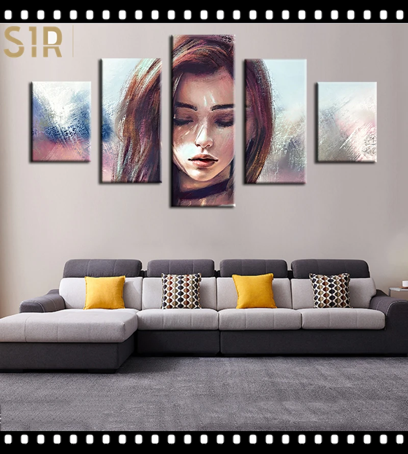 

Anime Movie Posters Wall Art 5 Pieces Canvas Painting Poster Pictures Home Decor Living Room HD Printed Poster Wall Painting