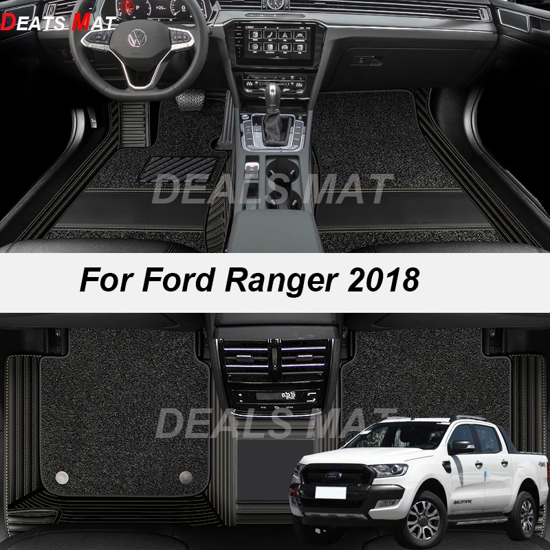 

Автомобильные коврики с карманами, напольные коврики, коврики для Ford Ranger 2018, аксессуары