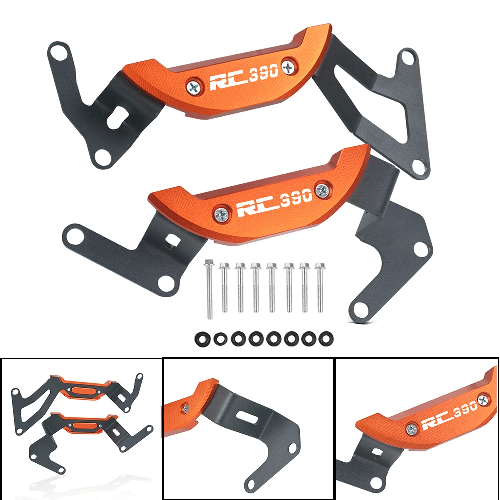 

Engine Guard Cover and protector Crap Flap Motorcycle Accessories CNC Alumimum For RC 390 RC390 2017 2018 2019 2020