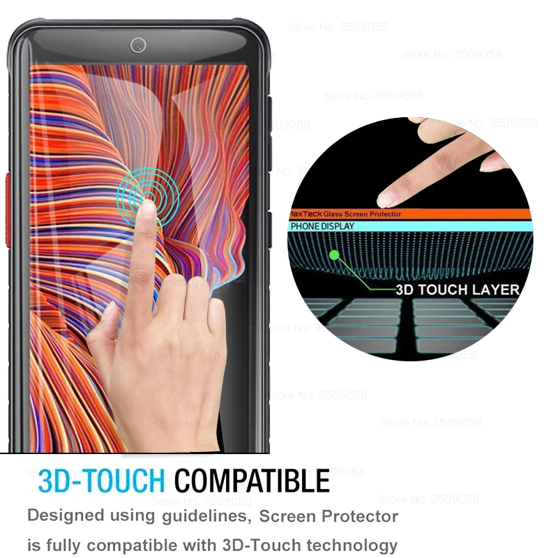 3pcs full cover protective glass for samsung galaxy xcover 5 x cover5 xcover5 sm g525fds 5 3 9h premium screen protector film free global shipping