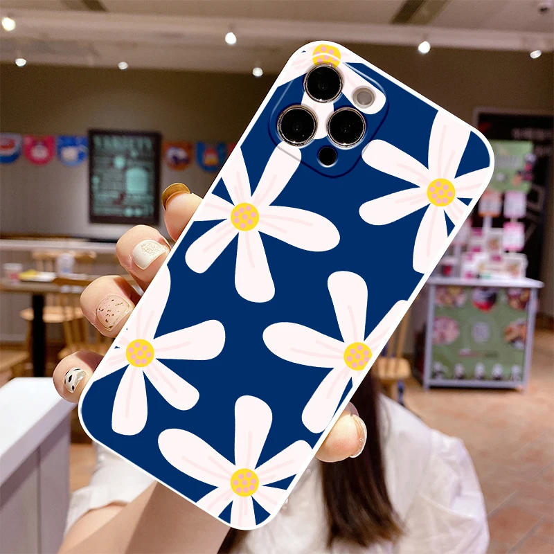 

Simple line grimace flowers thrasher pattern phone case For IPHONE 11 Pro 12 XR XS MAX 8 PLUS 7 6S huawei p20 30 pro Back Cover