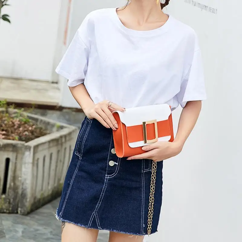 Сумка кросс-боди Женская из экокожи маленький мессенджер на плечо желтая розовая