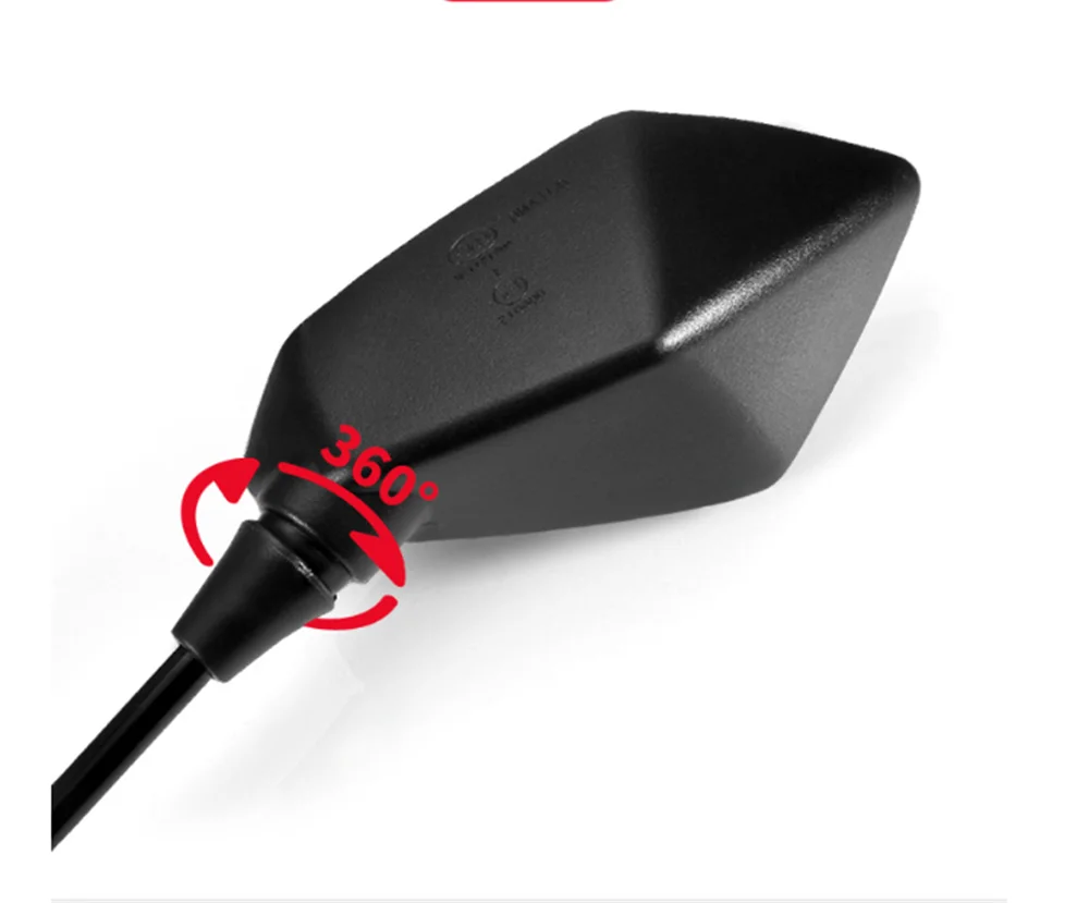 2 шт. выпуклые зеркала заднего вида для мотоциклов Kawasaki NINJA 300 250R ZX636R ZX6RR 400R |