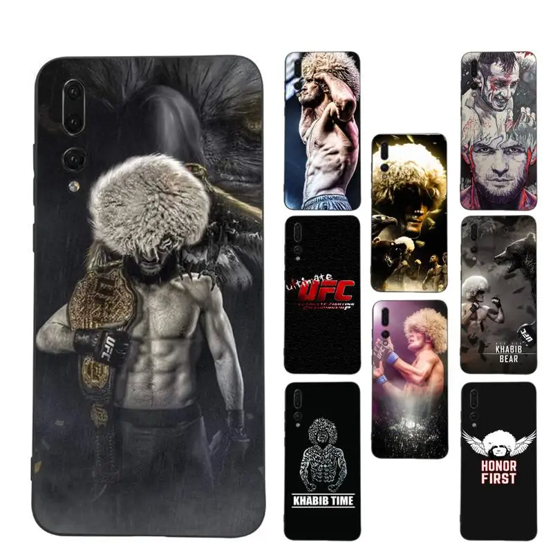 

khabib nurmagomedov UFC Phone Case Soft Silicone Case For Huawei P 30lite p30 20pro p40lite P30 Capa