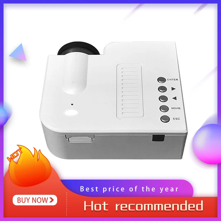 

UC28C+ Home Projector Mini Miniature Portable 1080P HD Projection Mini LED Projector For Home Theater Entertainment