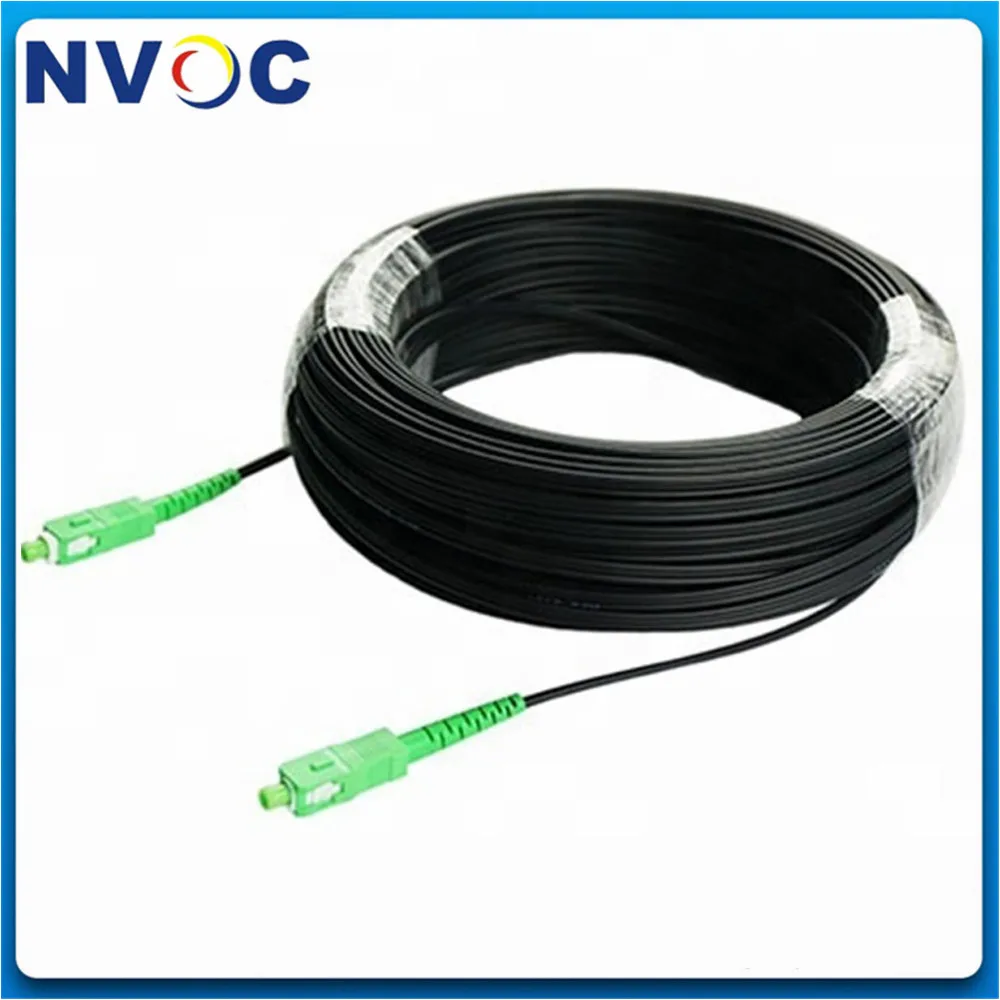 100 м 50 наружный SC 1 ядро волоконно оптический патч корд FTTH SC/APC SC/UPC Одномодовый