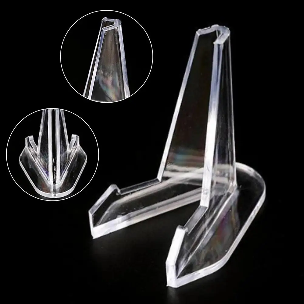 10 шт. прозрачные мини подставки для монет карточный стол карты медальоны 2 7