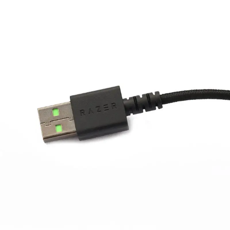Прочный нейлоновый Плетеный USB кабель для мыши Razer Mamba беспроводной