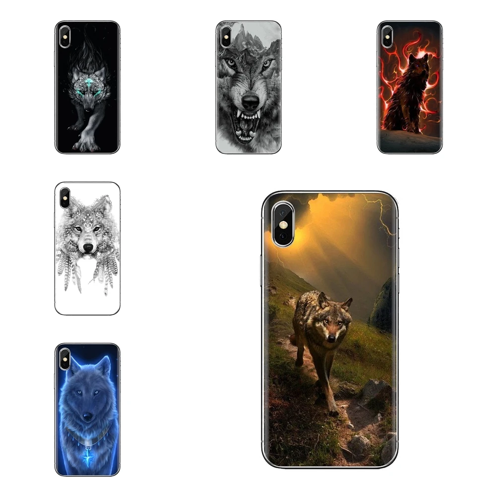 Чехлов из термопластичного полиуретана (TPU) на телефоны волк волков и с буквенным