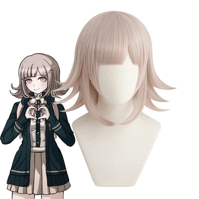 

Anime Super DanganRonpa Nanami ChiaKi Cosplay Costume Girls JK Uniform Women Sailor Suit Jacket Wig