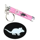 Творческий и забавные животные игрушки светодиодный лазерный указатель светильник ручка с ярким анимации Мышь кошка игрушки для животных Pet игрушки для собак и кошек