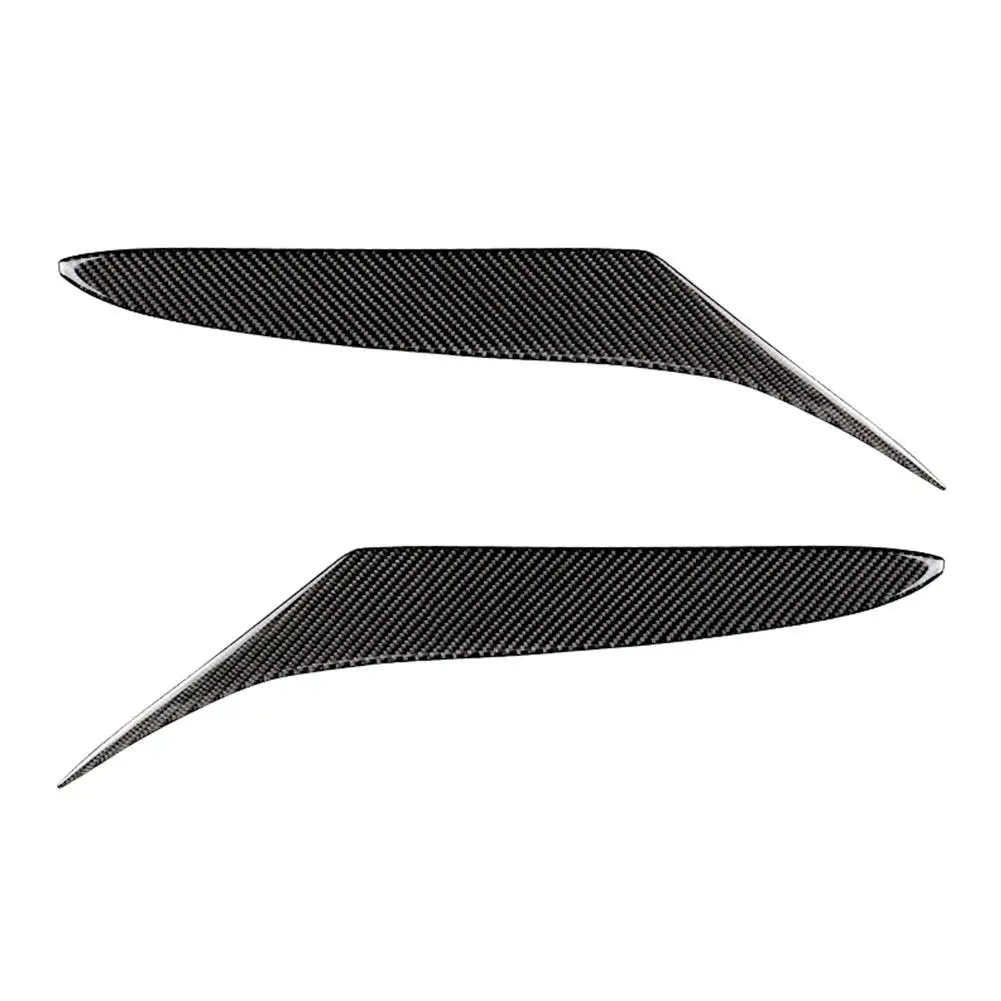 

1 Pair Carbon Fiber Car Headlight Headlamp Eyebrows Eyelids Trim Cover Stickers for Mazda RX-8 RX8 2004-2008