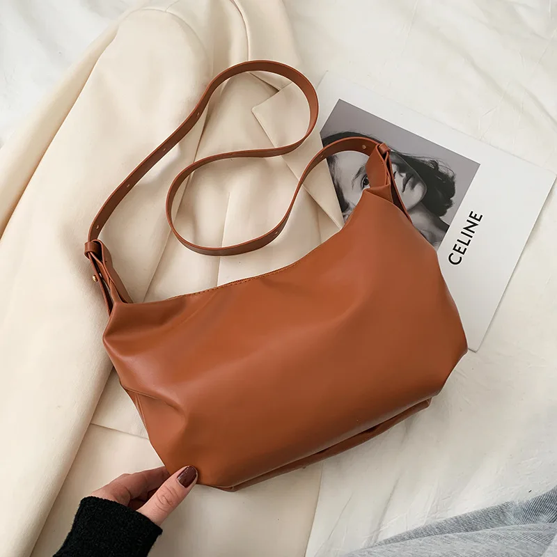 

Повседневная кожаная сумка-мессенджер для женщин, дамские сумочки из высококачественной искусственной кожи на ремне, тоут, 2021
