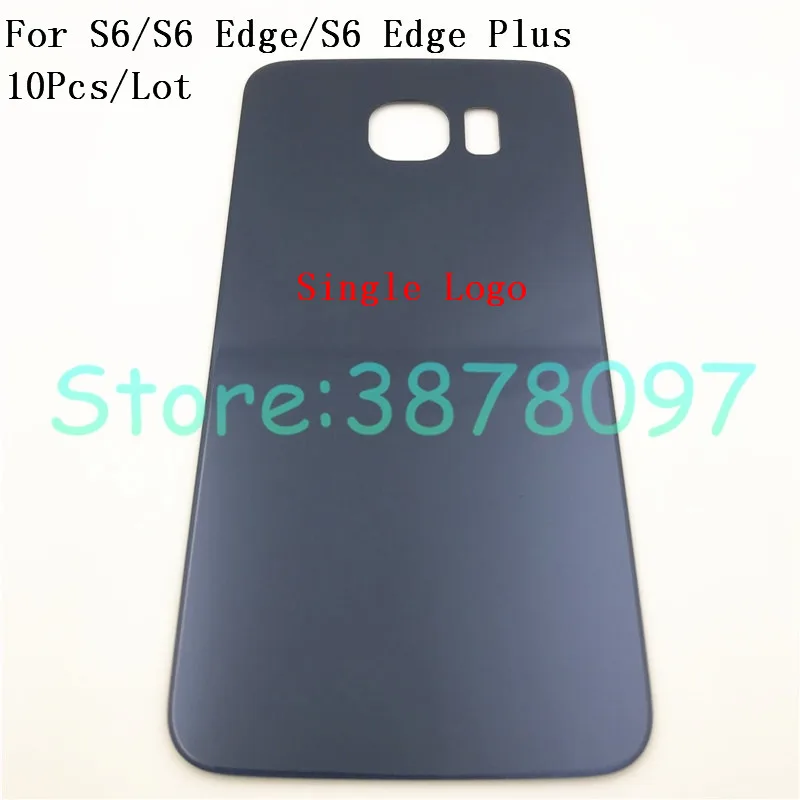 10 шт. для samsung Galaxy S6 Edge + Plus G920F G925F G928F Задняя стеклянная крышка батарейного отсека