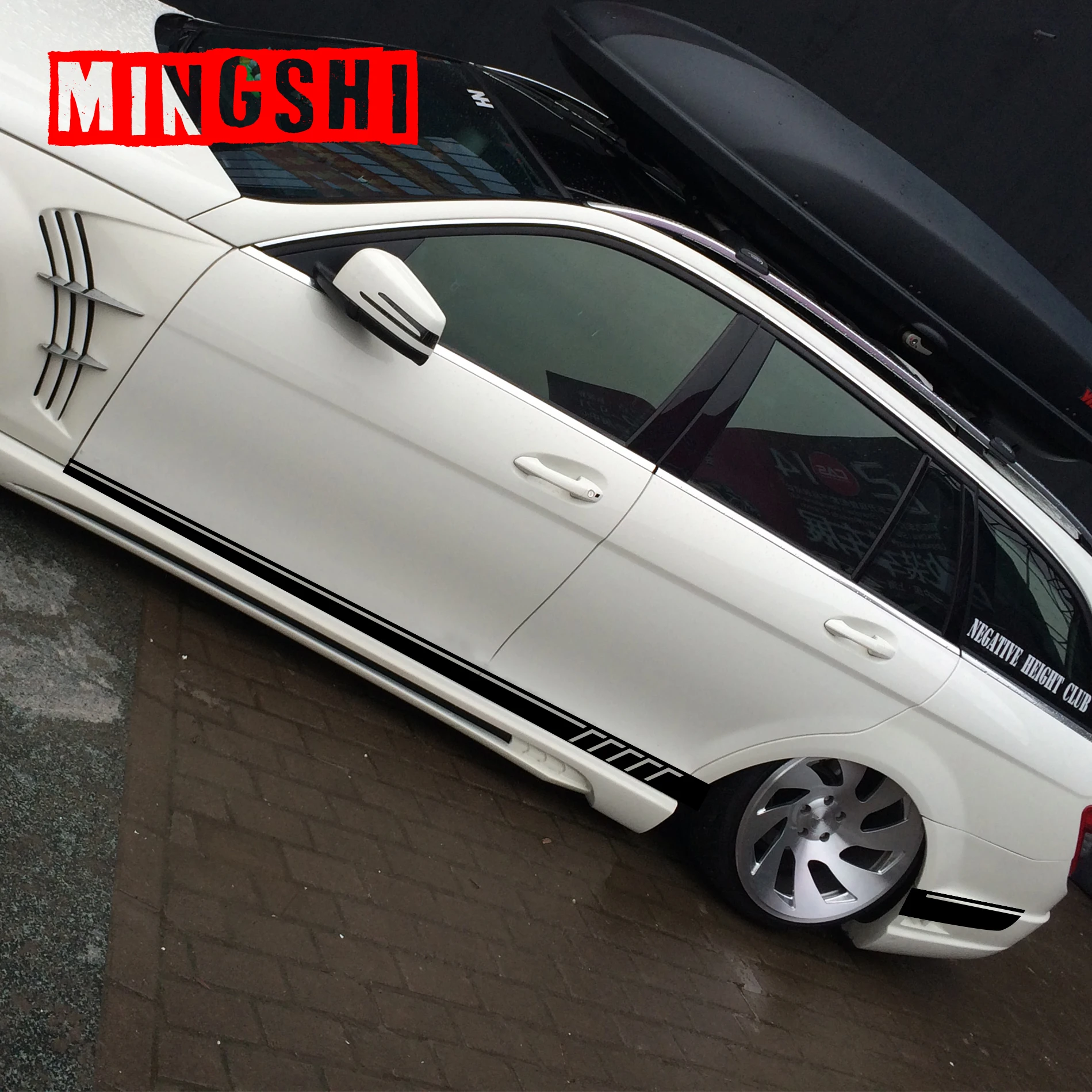 2 шт. автомобильные виниловые наклейки с боковыми полосками | Автомобили и