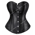 Сексуальный синий женский корсет с цветочным принтом (размер S-2XL)