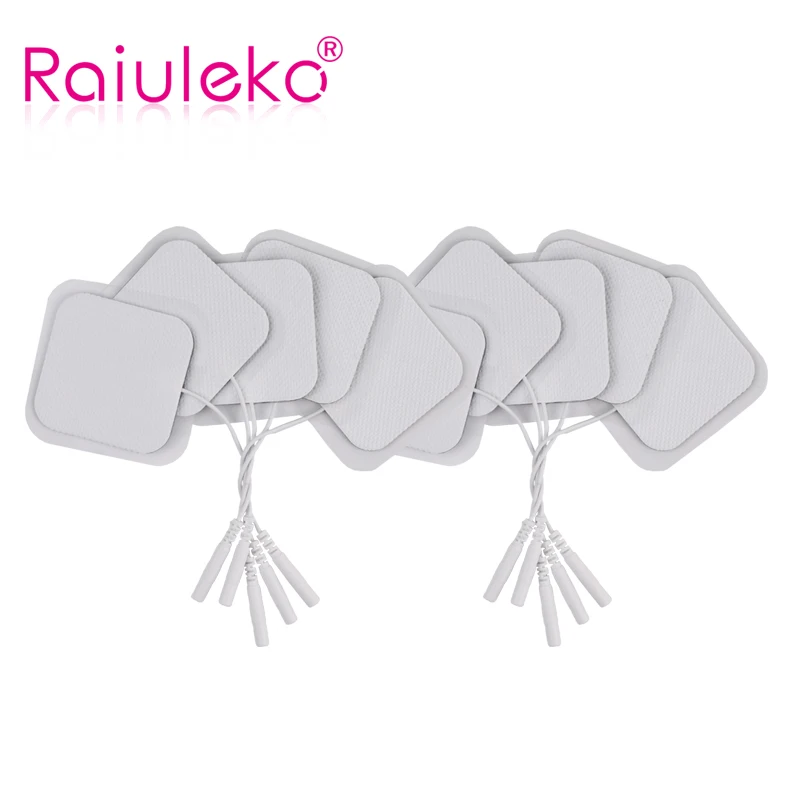 20/10 шт 5x5 см Pin Тип стимулятор нерва из силиконового геля с электродными