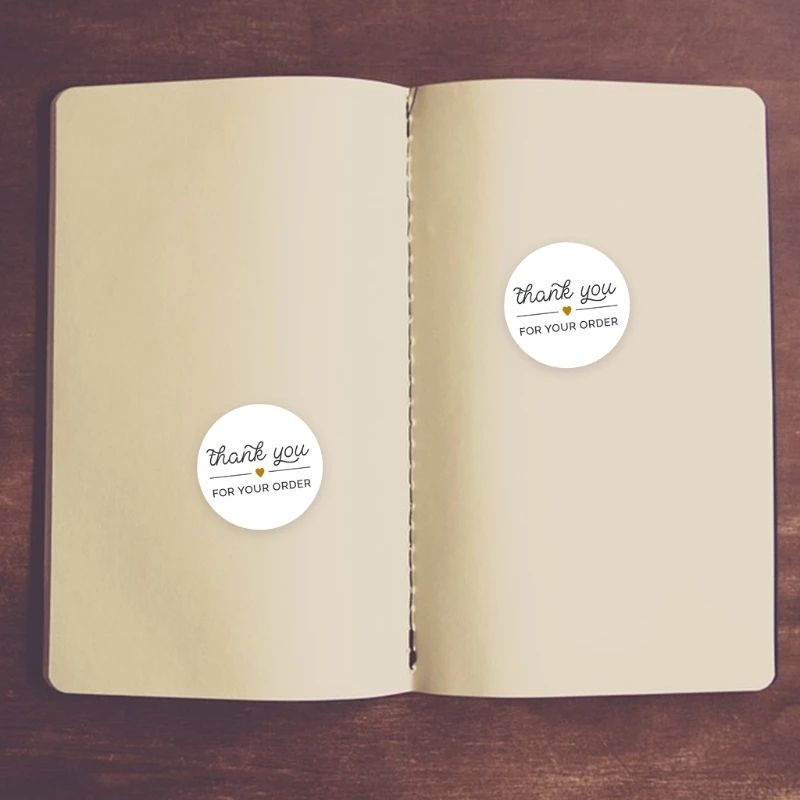 500 шт./рулон надписи Спасибо за заказ|Канцелярские наклейки| |