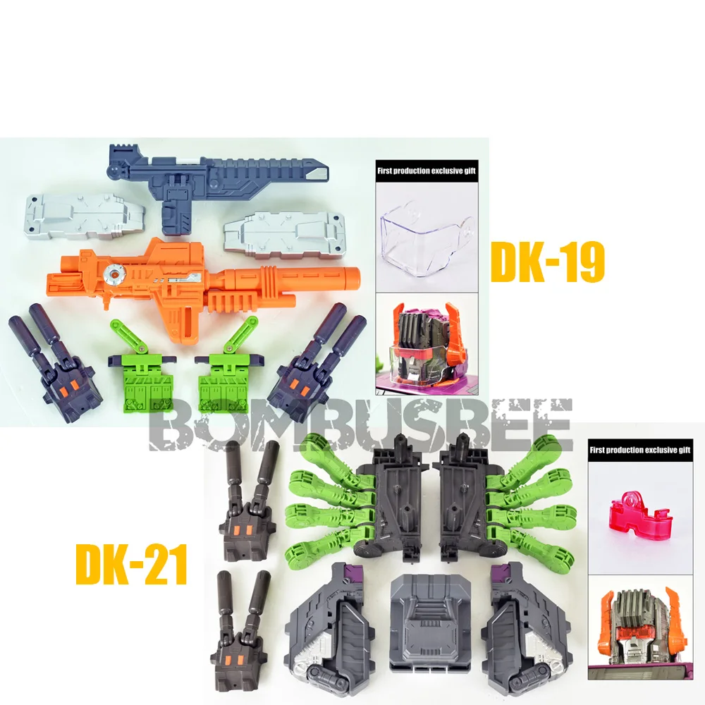 

【In Stock】DNA Design DK-19 DK-21 Upgrade Kit (With Bonus) Accessory Pack for WFC Anime E25 Scorponok Model Action Figure Robot