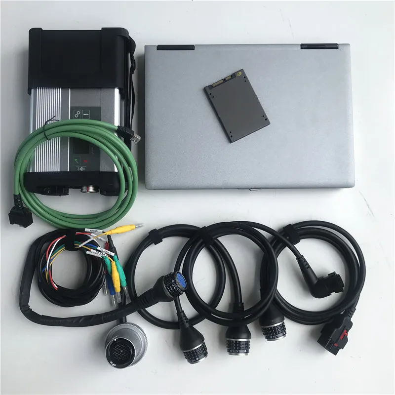 

MB Star C5 SD Connect C5 diagnostic tool for mb vehicle star diagnosis software 2020.09V vediamo/X/DSA/DTS with D630 used Laptop