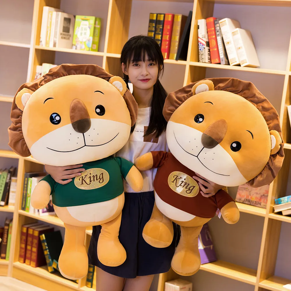

60/90cm New Giant Quality Simba The Lion King Plush Toys Movie Simba Soft Stuffed Animals doll For Children Birthday Gift