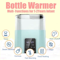 sale 6 in 1 automatic intelligent thermostat baby bottle heater sterilizers warmers disinfection 110v 220v electric warm milk