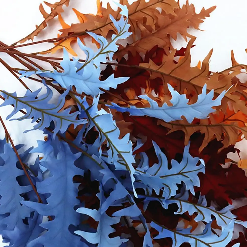 

Artificial Flower Multi-use Bright-colored Faux Silk Flower Wide Application Fake Leaf Flower for Wedding