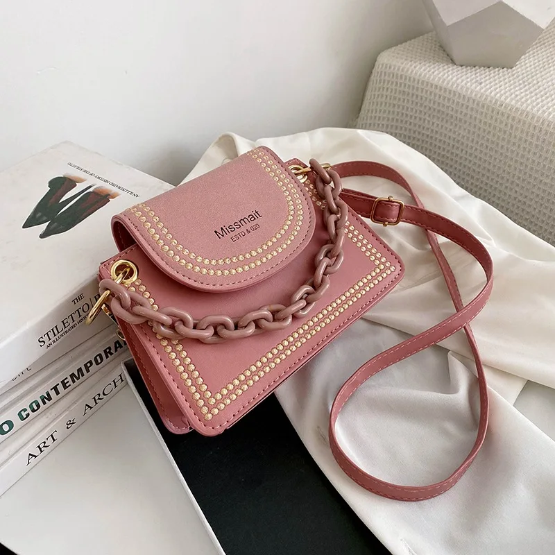 

Ins Bag Shoulder Bag For Women 2020 New Trendy Fashion Handbags All-Match Ladies Messenger Bag Small Square Bag Women's Gifts