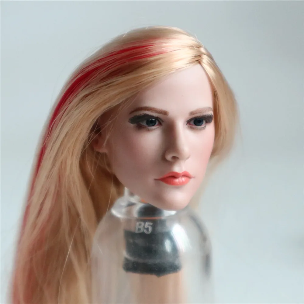 JXTOYS S-028 супер звезда Avril Lavigne голова лепить для 12 дюймов Phicen Tbleague Jiaoudoll фигурку DIY |