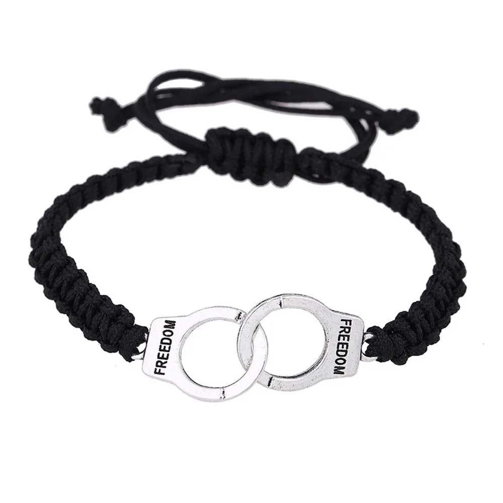 

Bracelets on hand Bracelet Braided Handcuffs Gift Fine Jewelry Women's Men Woven Tassel Adjustable Bracelet Lover Gift Браслеты