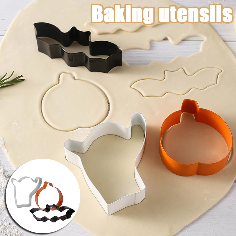 

Формочки для печенья на Хеллоуин Set Premium трафареты из нержавеющей стали для украшения вечевечерние НКИ на Хэллоуин PI669